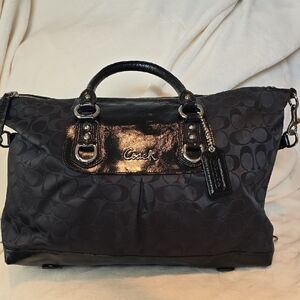 Coach Black Satchel Bag